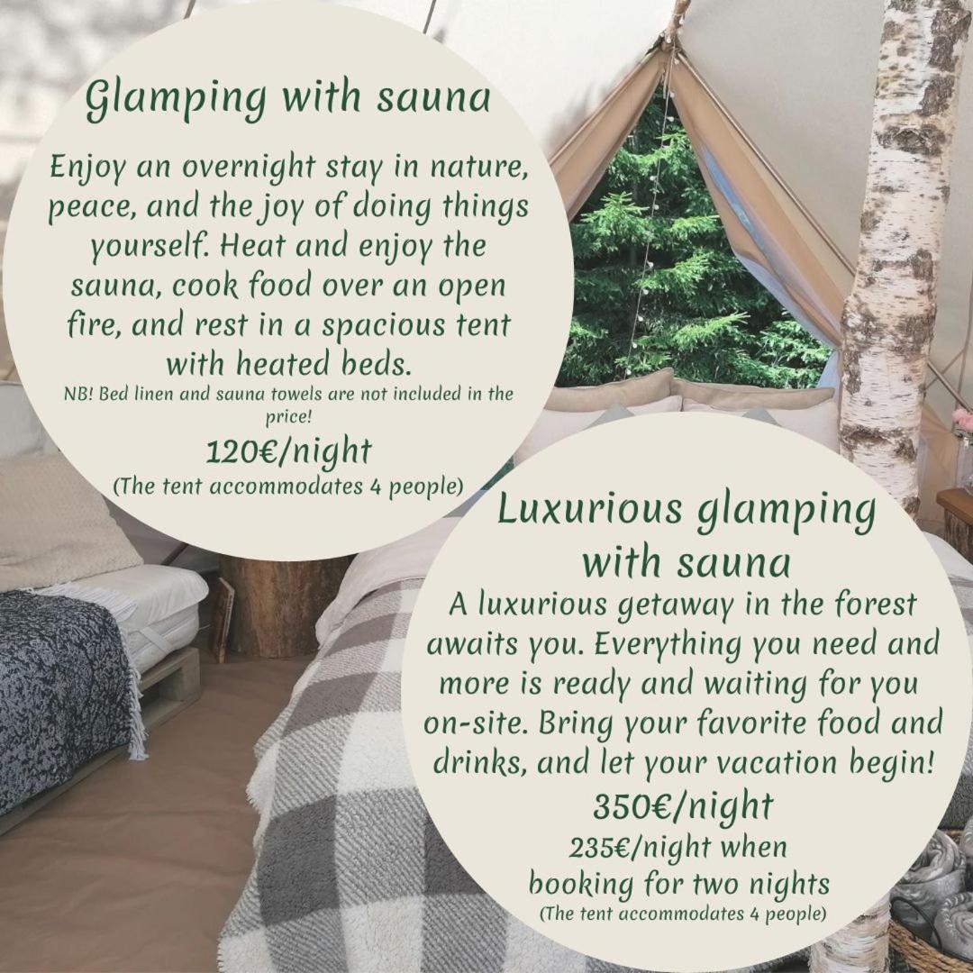 Kuusehaldja Glamping Hotel Kohila ภายนอก รูปภาพ